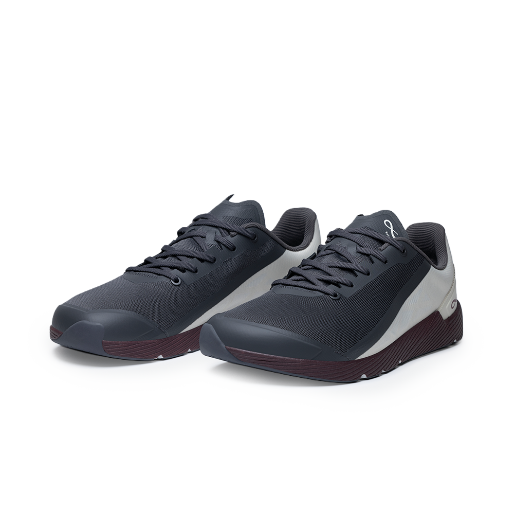 Michi 1 Mens Grey/Burgundy